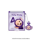 ■CRUX(クラックス)■　テレタビーズ　マスコット付きMサイズミラー　ティンキー・ウィンキー