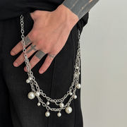 新作★メンズ★ファッション★男性用ベルト★チェーン