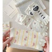 靴下 ソックス  フットカバー  5指ソックス パンプスソックス 透湿