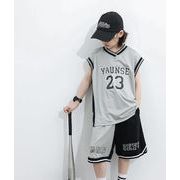 2025夏新作  夏服  韓国風子供服 トップス+ショートパンツ  男の子 カジュアル 120-170cm