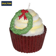 【パディマ限定　特別SALE】■DULTON■■X'mas■　Craft candle　Wreath cupcake