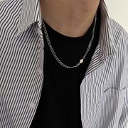 チタンスチールネックレス メンズ鎖骨ネックレス メンズアクセサリー チタンスチールアクセサリー
