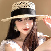 麦わら帽子　レディース　韓国ファッション　春夏