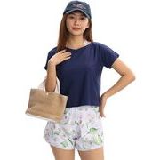 [Wotivon] 水着セット レディース タンキニ 4点セット 体形カバー タンクトップ ショートパンツ 女性