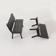 インテリア置物 ミニチュア モデル ドールハウス フィギュア  おもちゃ 造景 長椅子模型 微風景 微景観