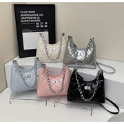 ショルダーバッグ　韓国ファッション　デザイン PUバッグ カバン 肩掛けバッグ　チェック柄