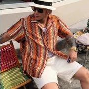 シャツ カジュアルシャツ アロハシャツ 冷感  夏 メンズ