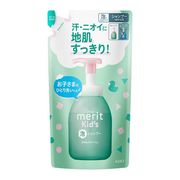 メリットキッズ　泡で出てくるシャンプー　つめかえ用 270ml 【merit Kids 弱酸性 合成着色料フリー】