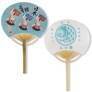 日本製 made in japan 平竹うちわ 大 どす鯉 668162