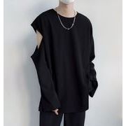 Tシャツ  長袖 ベアトップ クルーネックゆったり