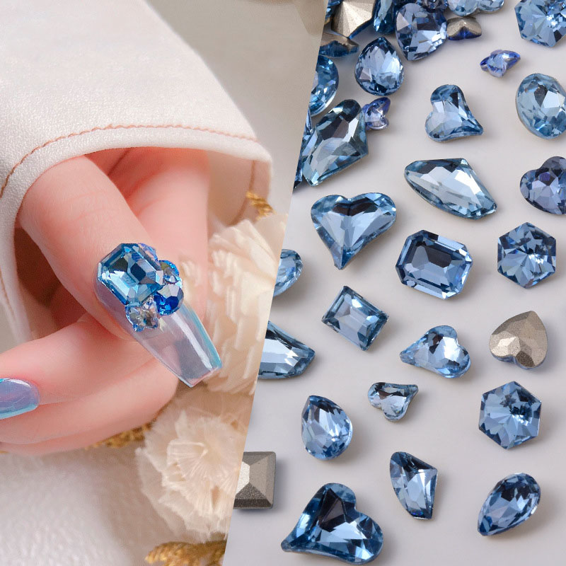 クリスタル ストーン vカット ネイル パーツ ネイル用品 ハンドメイド レジン ジェルネイル 隙間埋めにも