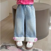 2025秋新作 韓国子供服 ジーパン子供服 ベビー服  キッズ服  ズボン 90-140cm