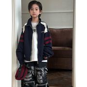 2025秋新作--★男の子用コート 大きい男の子用 韓国風のトレンチコート おしゃれ★100-140cm★