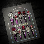 新作 ハンドメイドのつけ爪・ネイルステッカー・ネイルチップ ネイルパーツ DIY素材