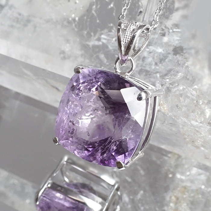 スギライトトップsilver925 高品質] スギライトペンダントトップ（シルバー925） - 埼玉県吉川市の