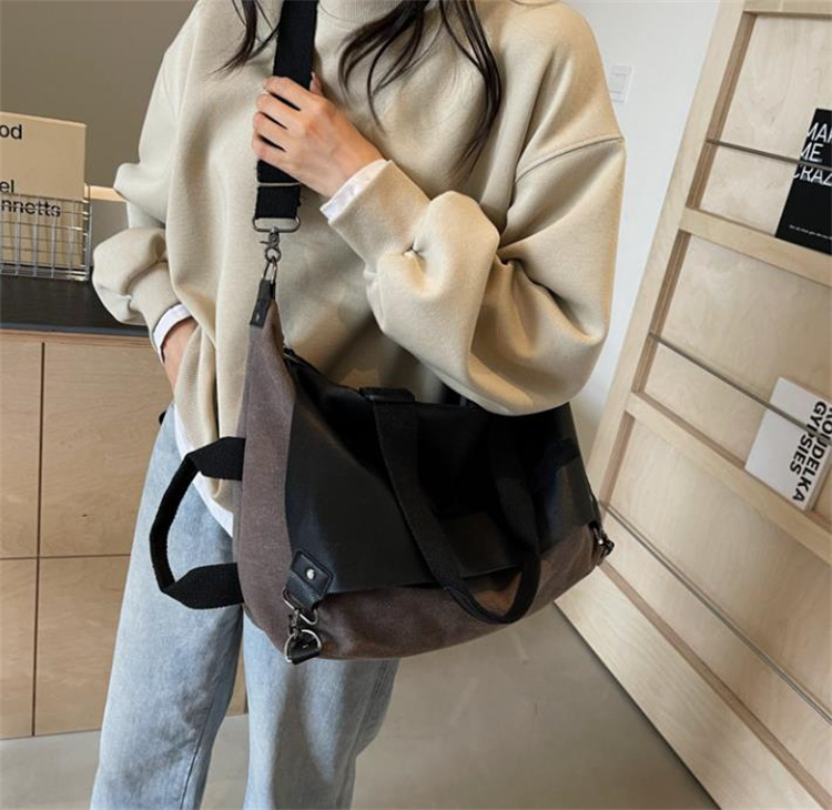 贈り物の問題を簡単に解決する INSスタイル 夏場必携 キャンバス製トート 運動・旅行両用 ショルダーバッグ