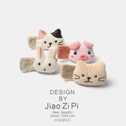 レディースヘアアクセサリー・猫・ヘアピン・髪飾り・ファッション小物・ 4色