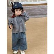 2025秋新作 韓国子供服 ベビー服  キッズ 男の子 長袖トップス+ ズボン 分けて販売 73cm-110cm