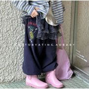 2025 秋新作 韓国風子供服 ベビー服 トップス ズボンジーパン パンツ 2色
