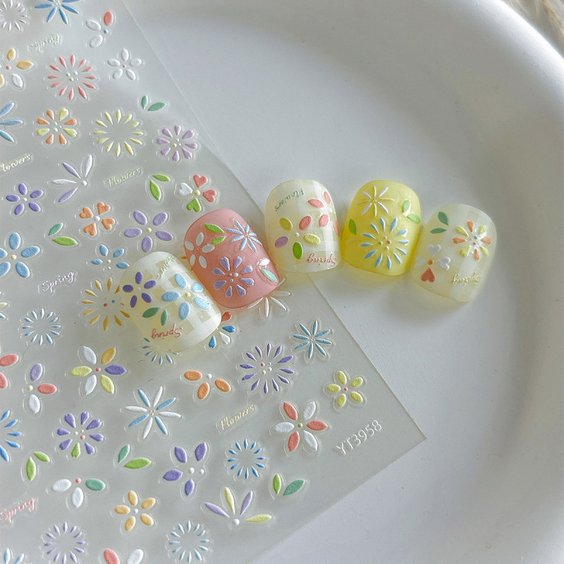 花火 ネイルシール カラフル ネイルアート 夏 夜空 サマーデザイン セルフネイル ジェルネイル ステッカー