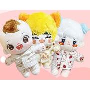 綿人形 パジャマ セットドールハウス ドール用  着せ替え ミニドール ぬいぐるみ用服  10cm/3色