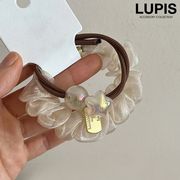 ヘアアクセサリー ヘアゴム シュシュ セット オーガンジー キラキラ オーロラ ぷっくり スター ガーリー