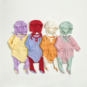 2025秋新作★INS韓国風★ ベビー服 ★無地 ★カバーオール&ズボン★ロンパース ★帽子★66cm～90cm