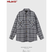 メンズファッション チェック柄 シャツ 男女兼用 カジュアル トップス 秋冬 2025新作★全5タイプまとめ