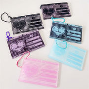 DIYパーツ 痛バッグパーツ キーホルダー オタ活 推し活 写真ケース 透明カードケース アクリル カード入れ