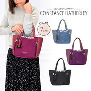 ミセス バッグ ショルダー トート 花柄 軽量 ブラック ブルー パープル