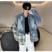 トップス メンズ ジャケット Ｇジャン デニム アウター ダメージ加工