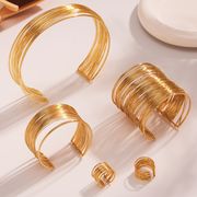 サージカルステンレスバングル　アクセサリー　金属アレルギー対応　ファッション　18kコーティング