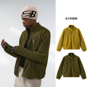 メンズ 冬新作 スタンドネックジップアップ 裏起毛トレーナー アウトドアスポーツジャケット★全2色