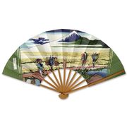 【ご紹介します！大判ならではの圧倒的な迫力が魅力！飾り扇子】葛飾北斎　相州仲原