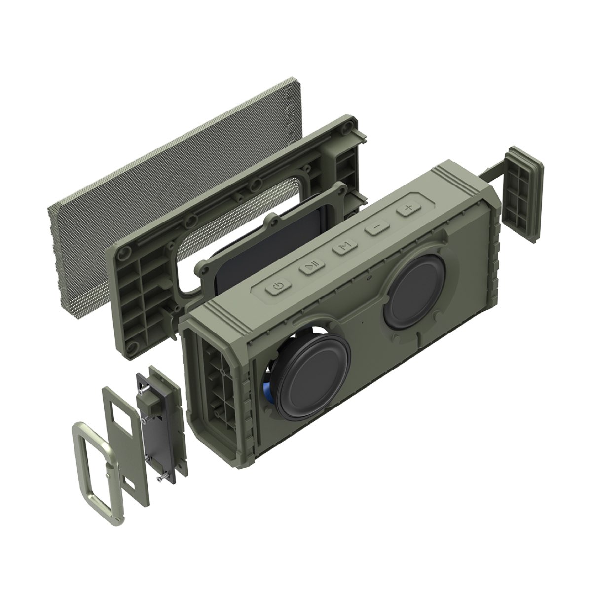 Bluetooth スピーカー 防水 高音質 大音量 SDカード ポータブル