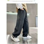 秋冬新作キッズジーンズ　男の子ズボン　ロングパンツ　おしゃれ韓国風LF