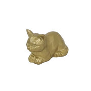 ☆アルミデスクアクセサリー キャット シッティング　置物/雑貨/インテリア/猫　※2026.1上旬入荷