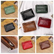 新作 革製小銭入れ コンパクト カード/イヤホン収納