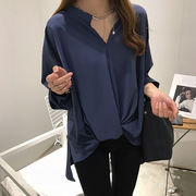 ブラウス レディース トップス シフォンシャツ オフィスカジュアル 上品 きれいめ 通勤 シンプル 着回し