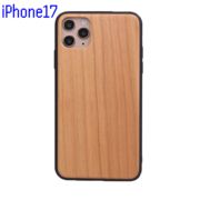 iphone17ケース 天然木　iPhone17PRO/iPhone14ケース木製　ウッドケース  4色