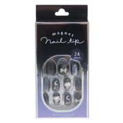 【コスメ雑貨】マグネットネイルチップ オーバル ミスティックブラック