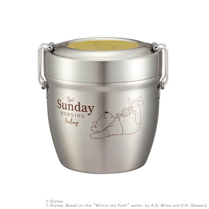 特価商品　ディズニー くまのプーさん　STLBD6AG 抗菌 真空ステンレス丼ランチジャー(リラックス)