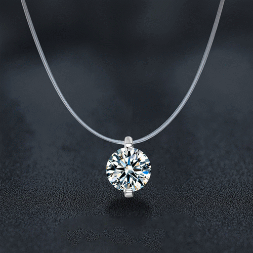 モアサナイト ネックレス 1ct 2ct 一粒 モアサナイトネックレス レディース ジュエリー アクセサリー