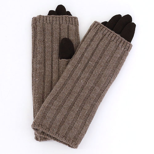 ★【COOCO】リブニットジャージ3WAYグローブ 手袋 スマホ対応　SALE