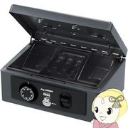 手提げ金庫 ダイヤル錠 シリンダー錠 二重ロック 日本アイ・エス・ケイ King CROWN キャッシュボックス