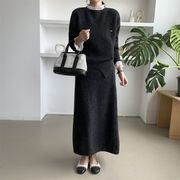 今季マストバイ   気質   おしゃれ  シャネルスタイル   セーター+高級感    ロングドレス