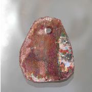 ローマングラス　ペンダントトップ　（通し穴あり）