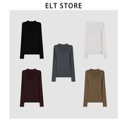 プレミアム品質　ウール ハイネック インナー