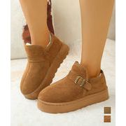 【日本倉庫即納】 ムートンブーツ 厚底 ショートブーツ 冬