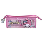 サンリオ チャーム付き フチイロ ペン ポーチ マイメロディ ピンク【小ロット販売】
